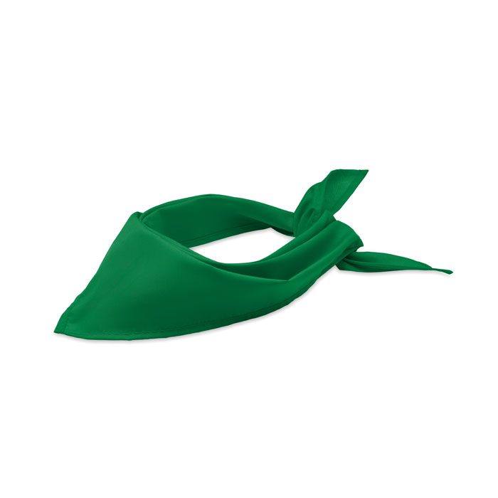 Foulard poly coton publicitaire triangle BANDIDO Vert 